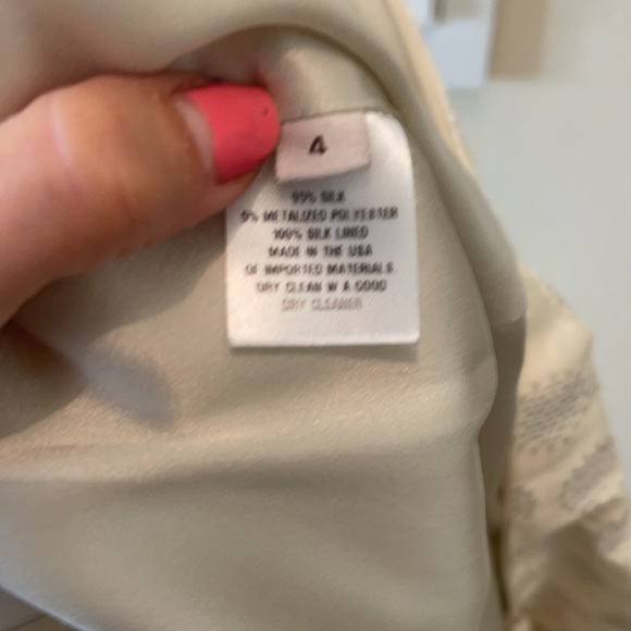 Lela Rose polka dot metallic shimmer dress - Picture 11 of 11